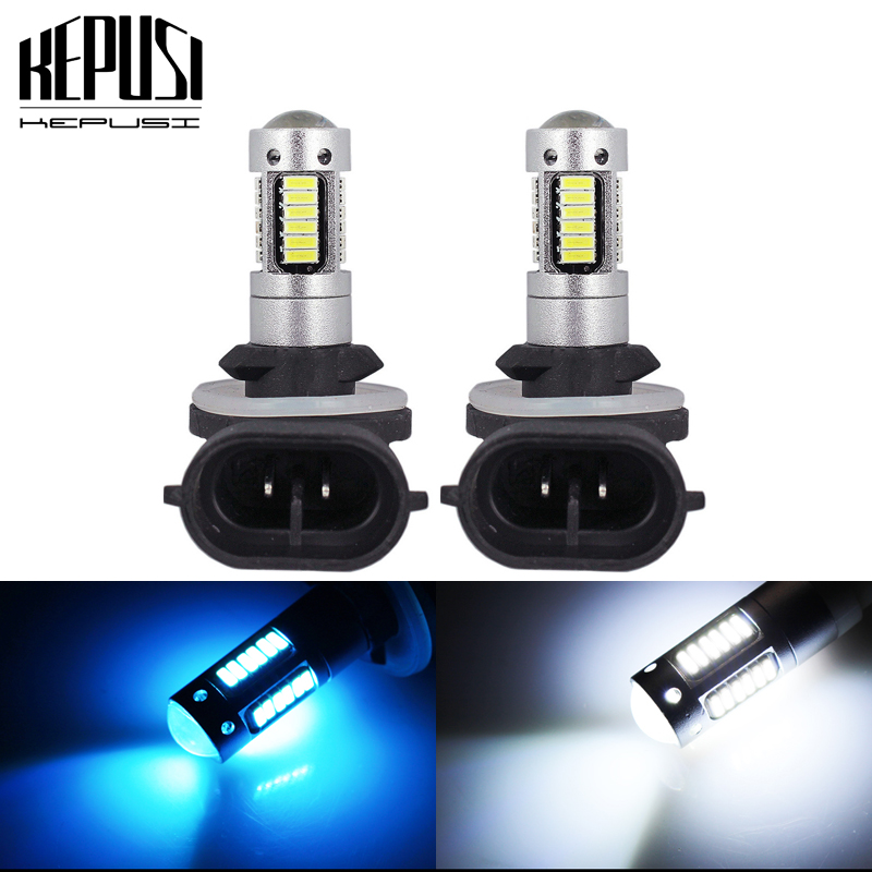 Actinic Blue Led - 2Pcs H27 881 LED Car Fog