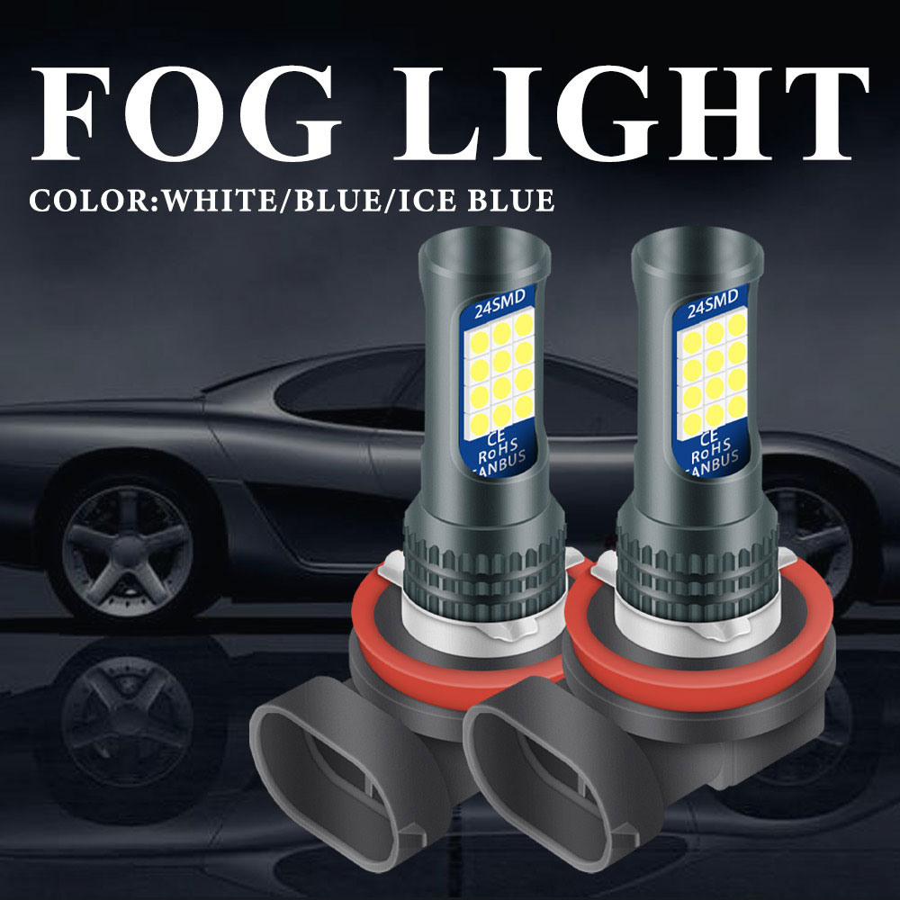 Actinic Blue Led - 2x Car Fog Lamp H8 H11