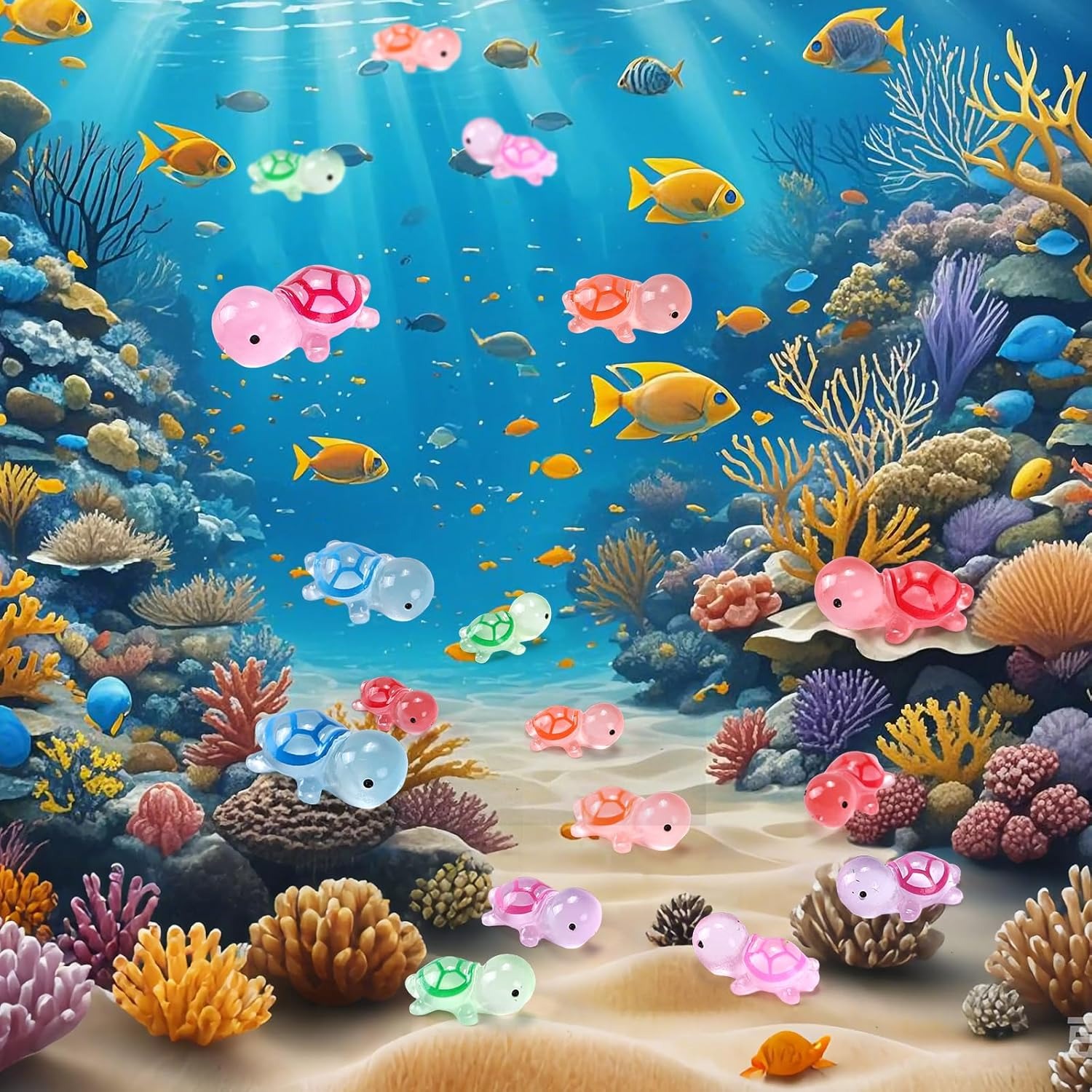 Glow-In-The-Dark Mini Resin Tu - Marine Aquarium Epoxy ulasan dan harga