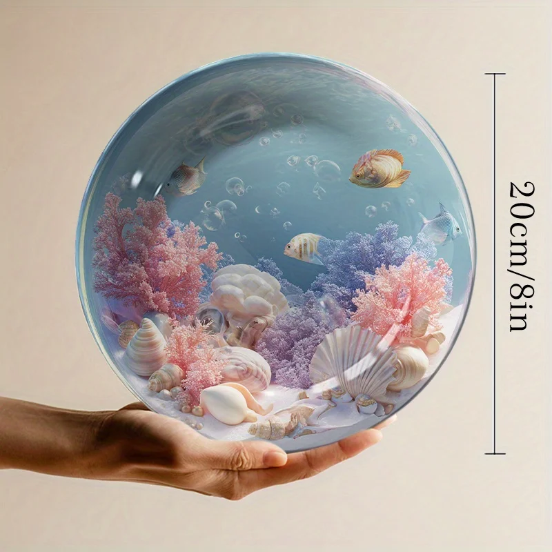 Ceramic Sea-Themed Aquarium Pl - Marine Aquarium Home ulasan dan harga