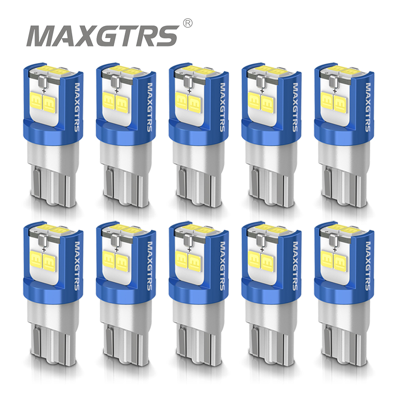 10x 194 168 T10 LED W5W LED Bu - Actinic Blue Led ulasan dan harga