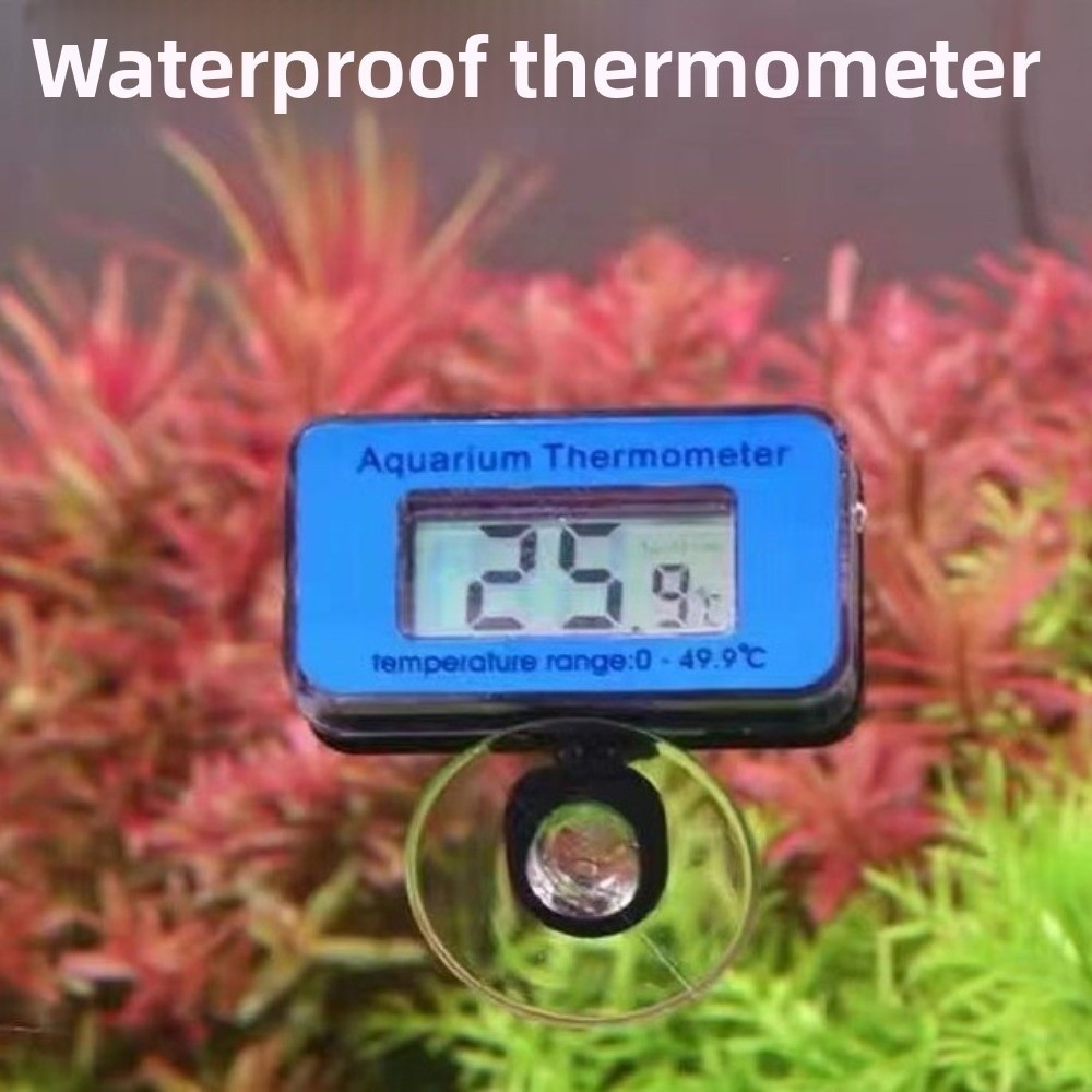 Waterproof Digital Fish Tank T - Marine Aquarium Hydrometer ulasan dan harga