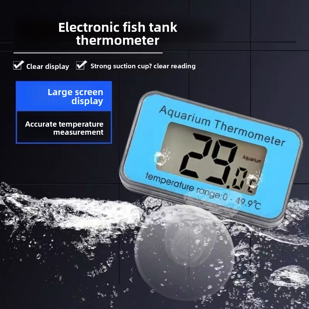 Waterproof Digital Fish Tank T - Marine Aquarium Hydrometer ulasan dan harga
