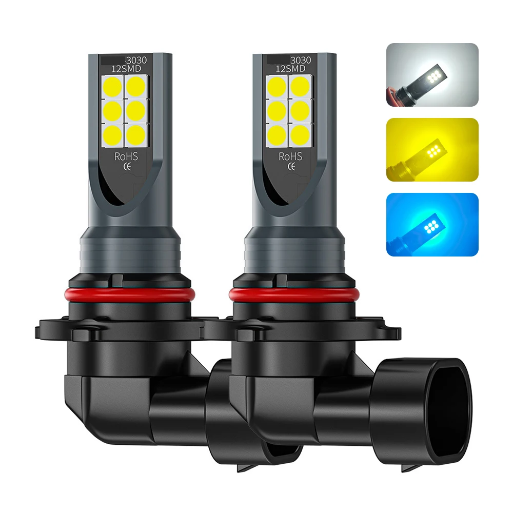 2Pcs H8 H11 LED Bulb 9005 HB3  - Actinic Blue Led ulasan dan harga