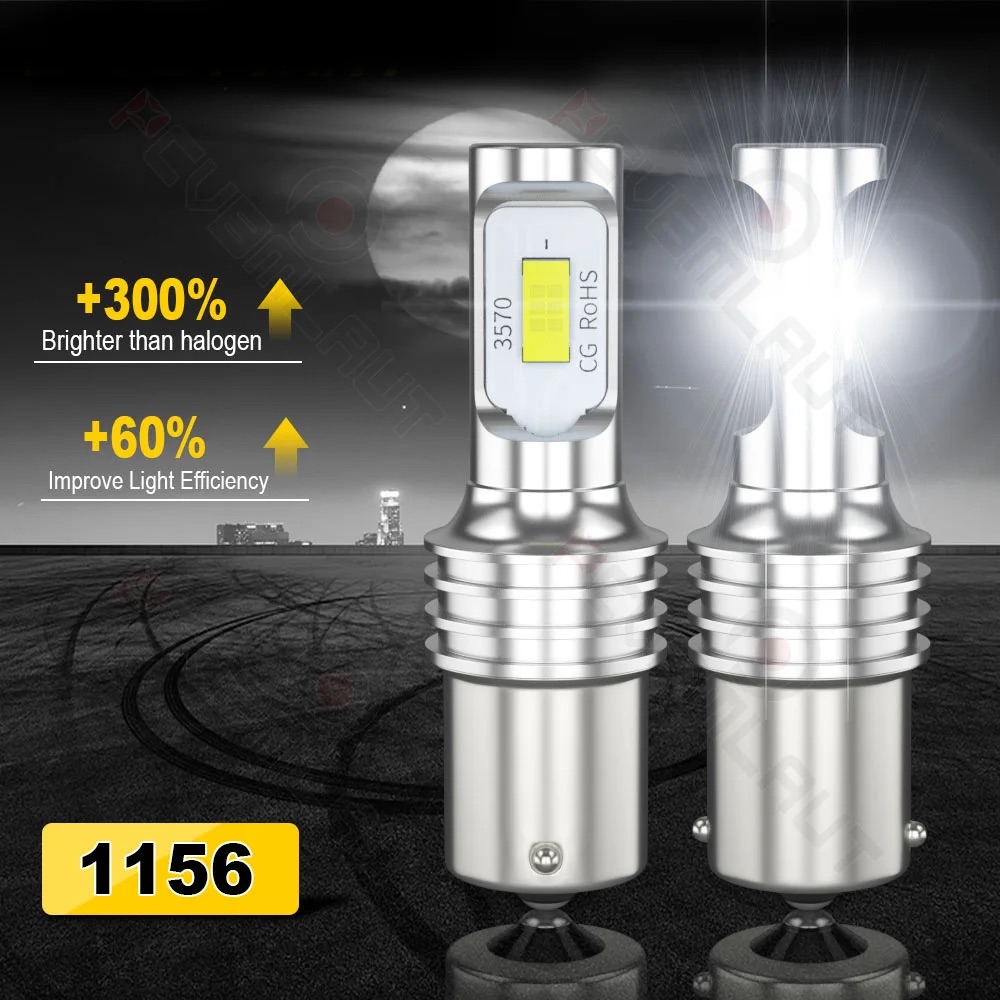 P21W 1156 BA15S LED Reverse Li - Actinic Blue Led ulasan dan harga