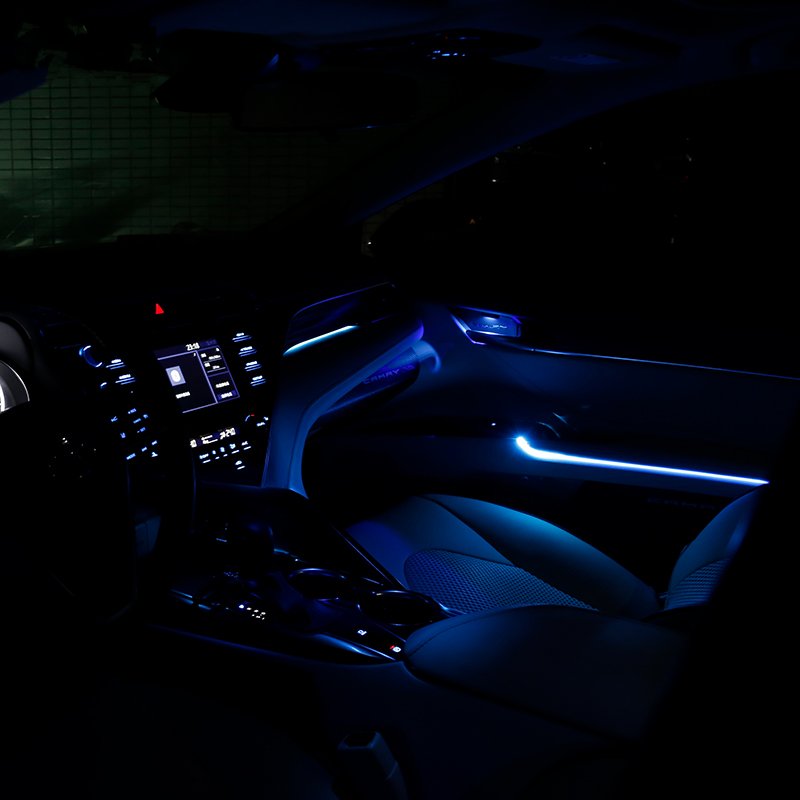 LED Car 4 door Light Ambient L - Actinic Blue Led ulasan dan harga