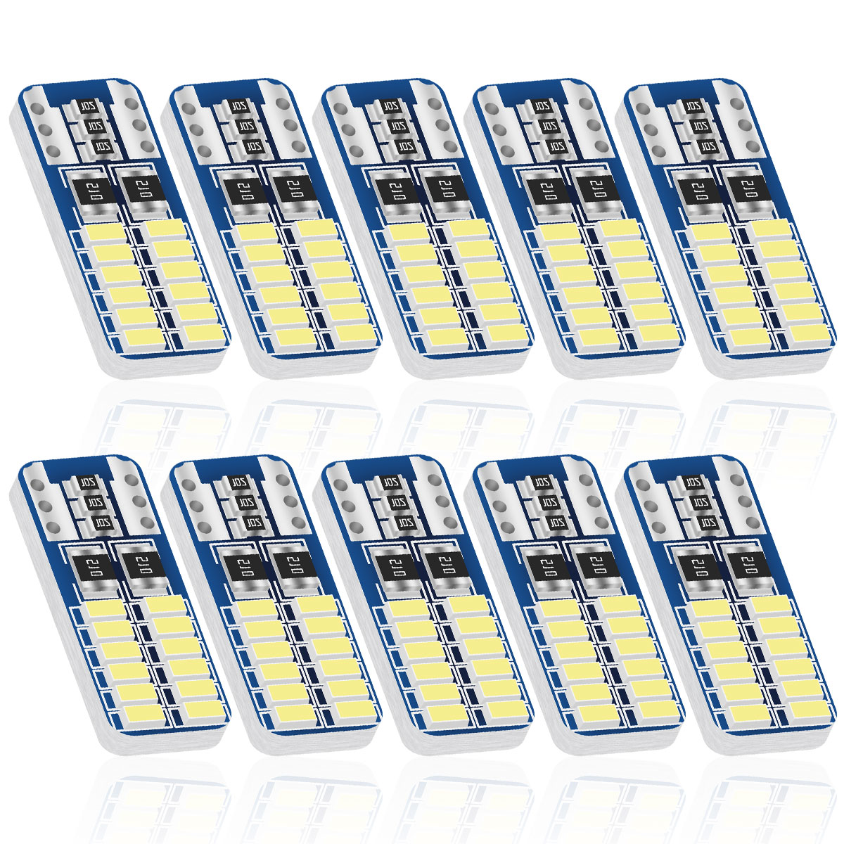 2/6/10/20PCS T10 W5W LED Car I - Actinic Blue Led ulasan dan harga