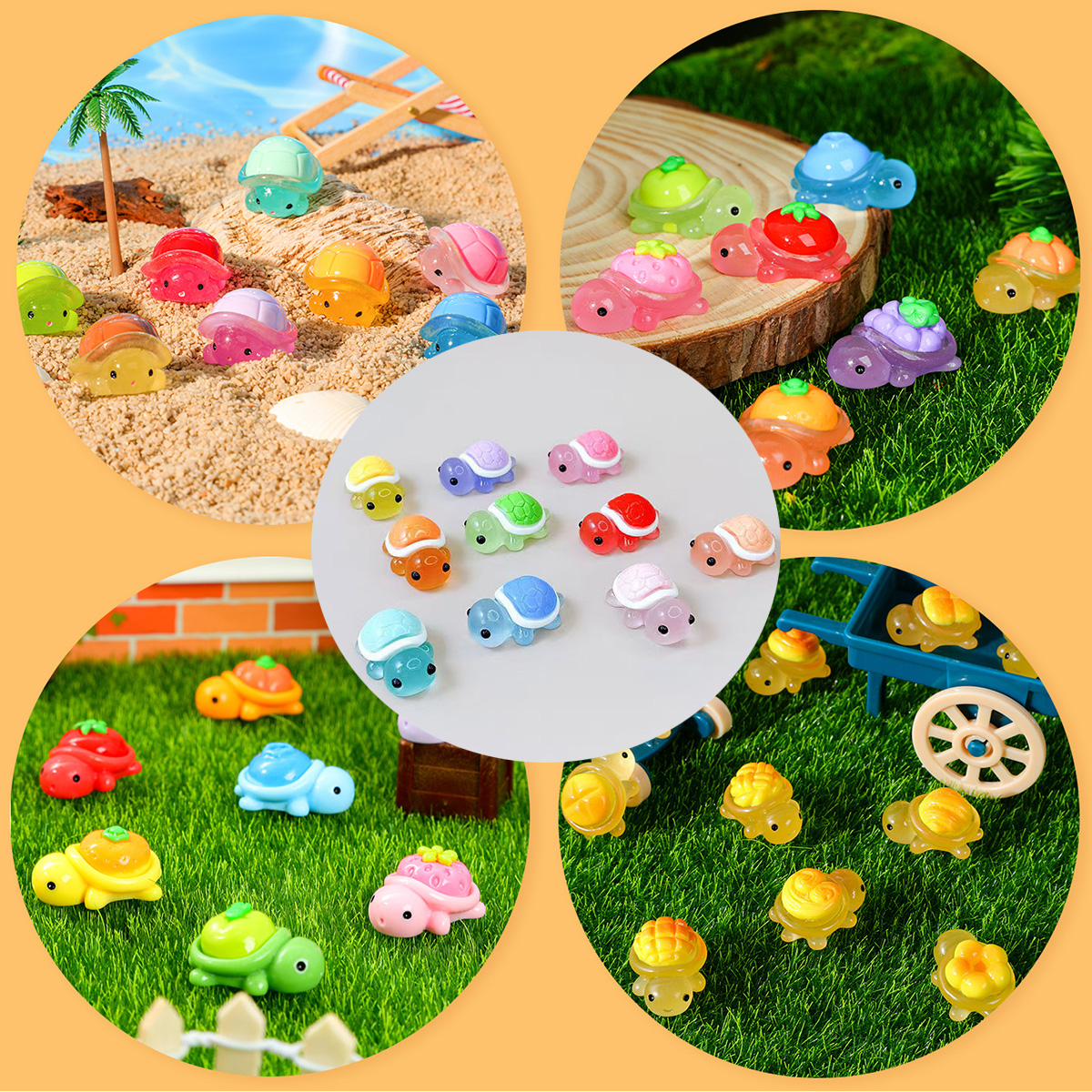 Mini Ocean Resin Turtle Animal - Marine Aquarium Home ulasan dan harga