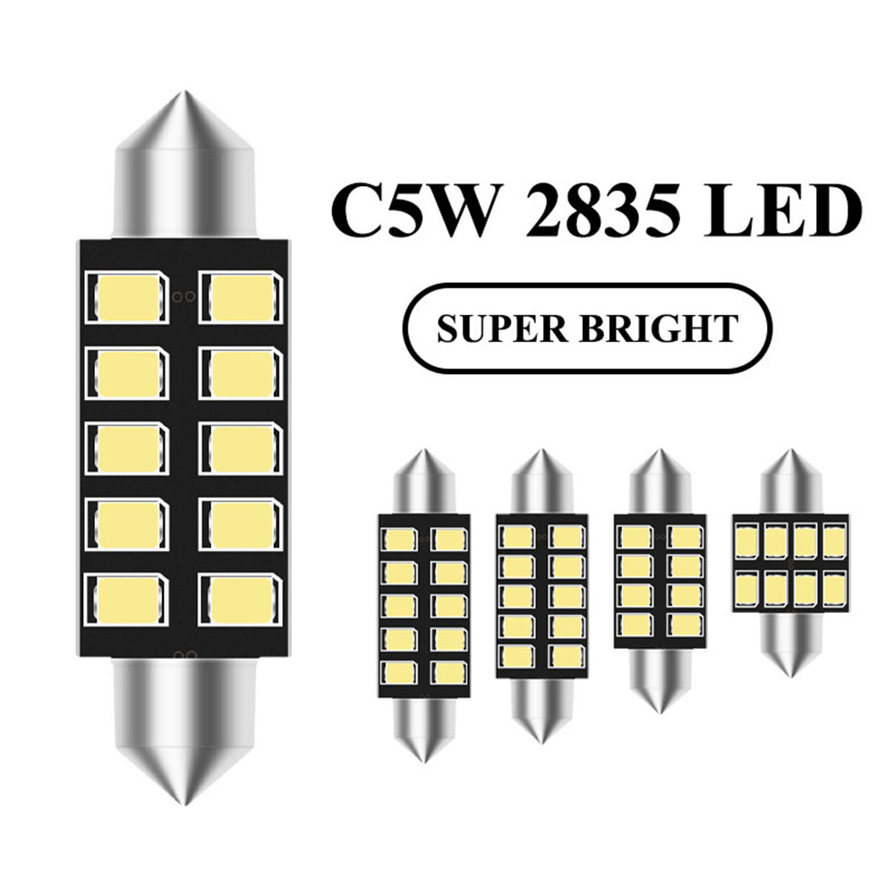 2pcs led C5W light festoon 31m - Actinic Blue Led ulasan dan harga