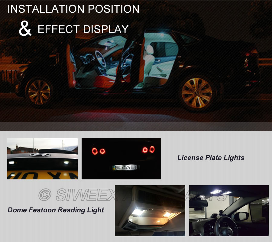31mm 3528 1210 SMD 12 LED Car  - Actinic Blue Led ulasan dan harga