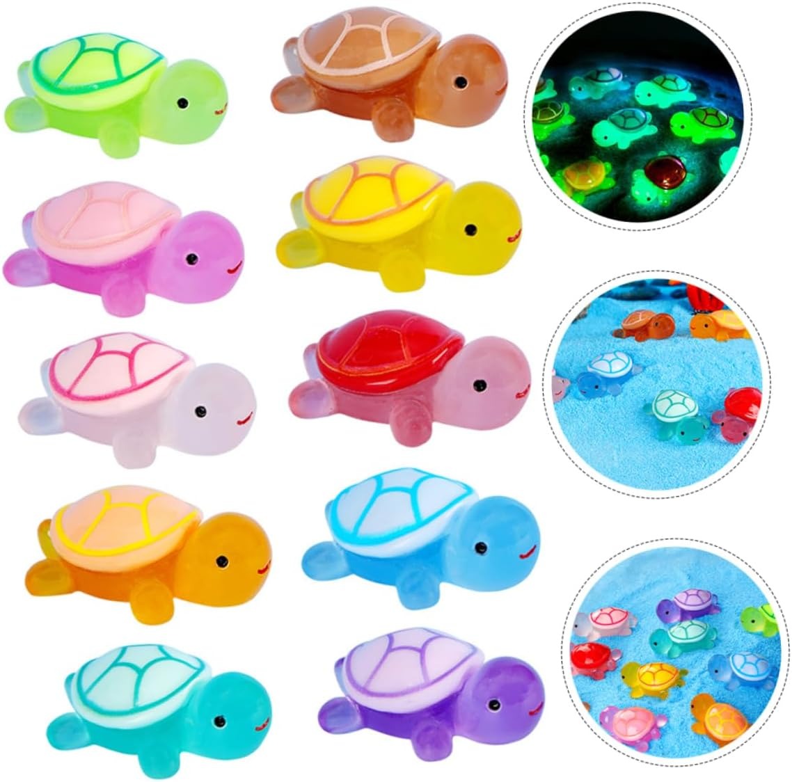 Luminous Glow Resin Turtle Min - Marine Aquarium Epoxy ulasan dan harga