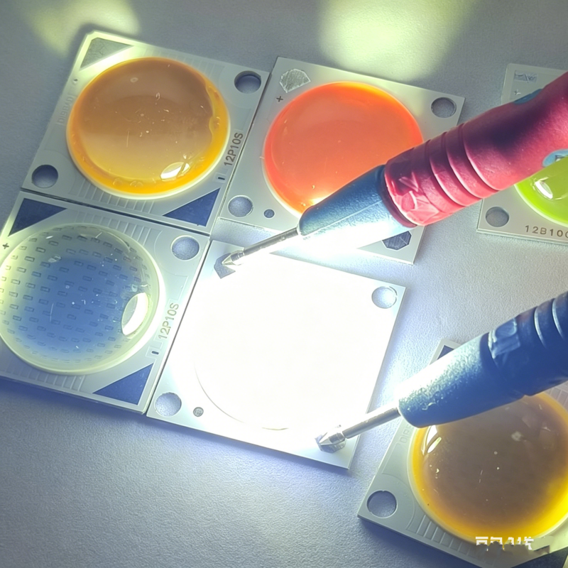28*28mm COB Chip Silicone Lens - Actinic Blue Led ulasan dan harga