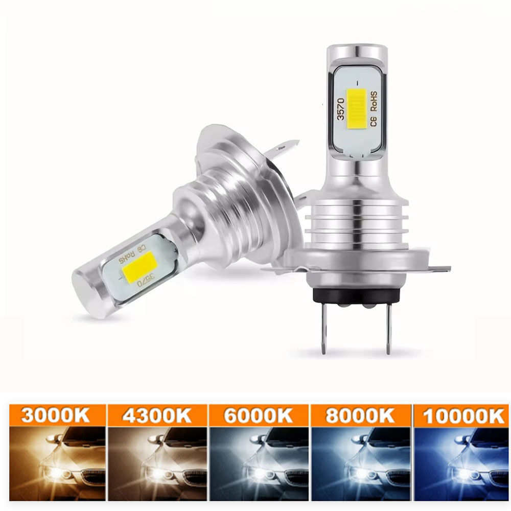 2pcs H7 H4 8000K Ice Blue 3000 - Actinic Blue Led ulasan dan harga