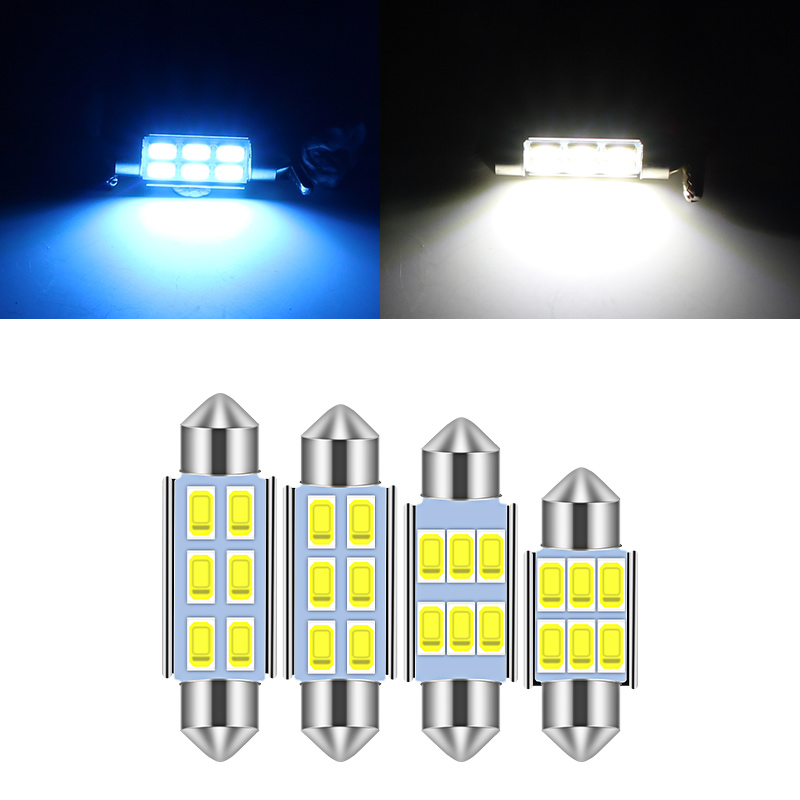 4Pcs C5w Led Bulb CANBUS Festo - Actinic Blue Led ulasan dan harga